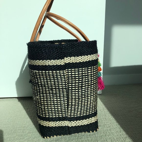 Mar Y Sol Ibiza Tote in Black - Picture 4 of 5